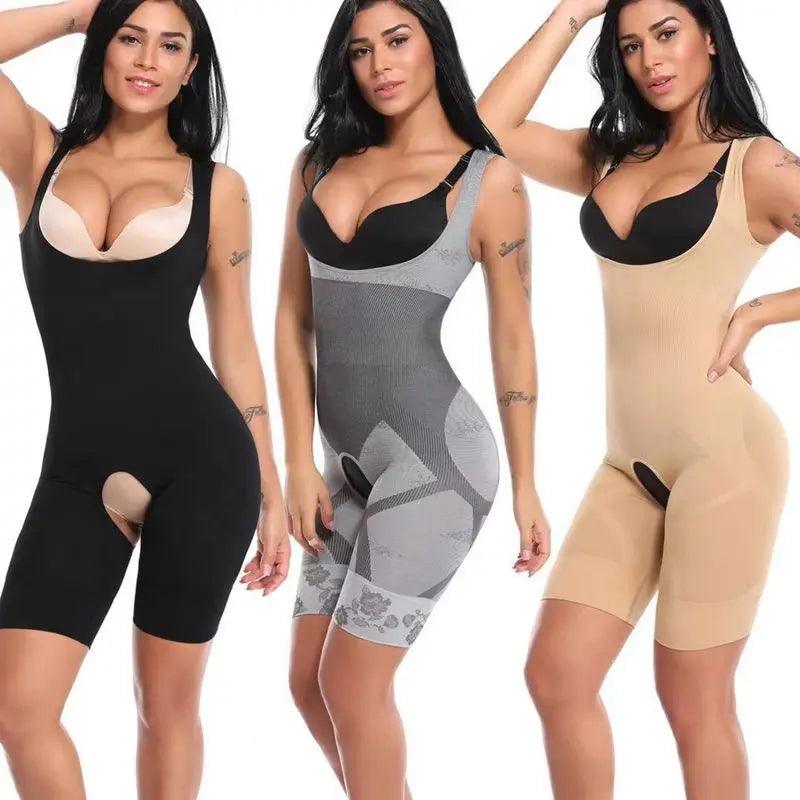 Macacão Shapewear Feminino Corpo Inteiro com Abertura Frontal - TAJ E-Commerce