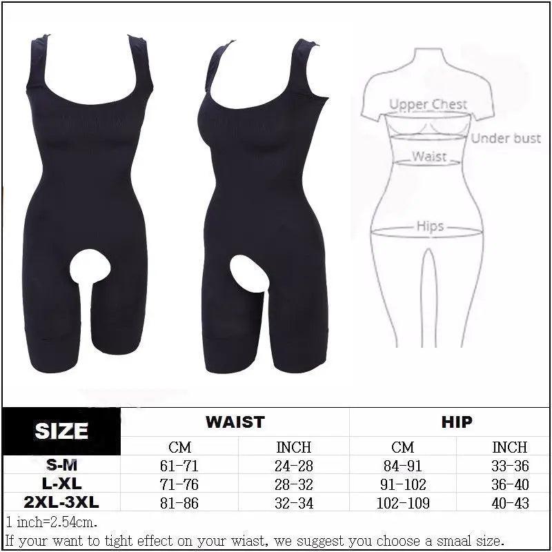 Macacão Shapewear Feminino Corpo Inteiro com Abertura Frontal - TAJ E-Commerce