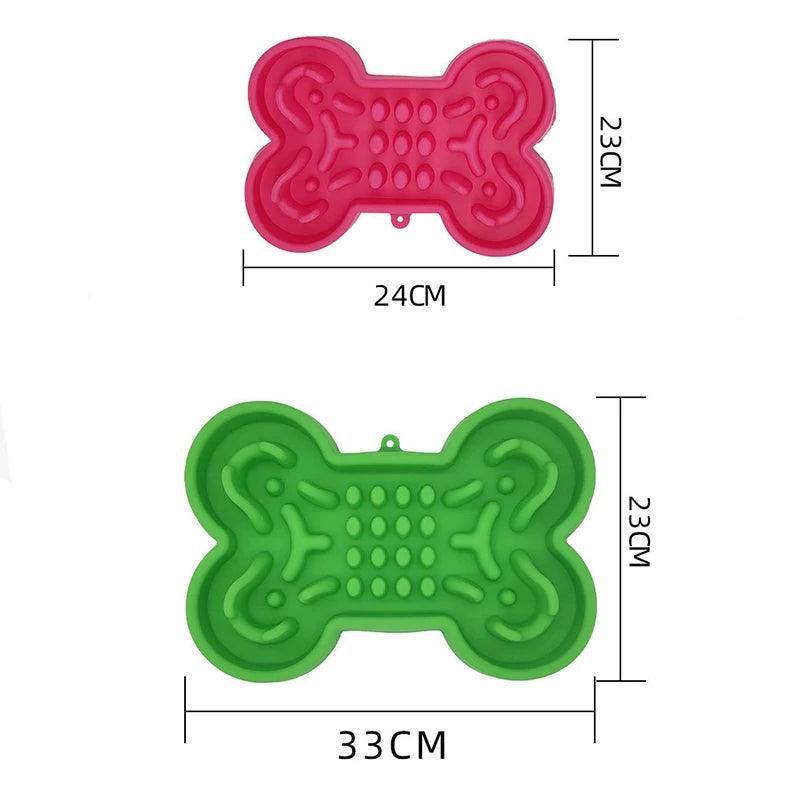 Tigela de Comida em Silicone Antiderrapante Interativa para Cães - TAJ E-Commerce